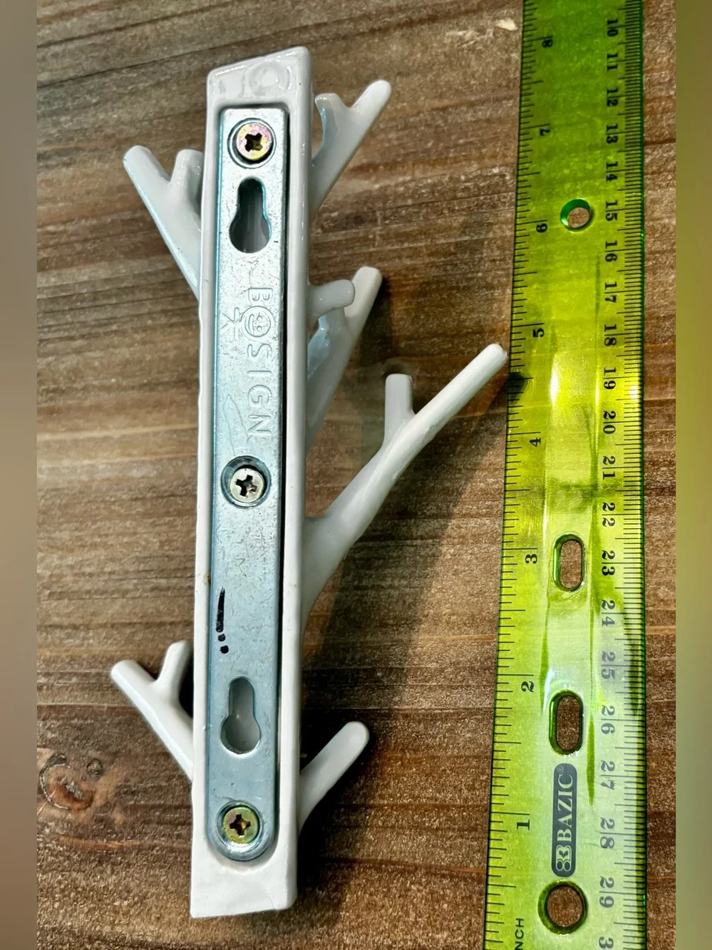 White Bosign Ceramic Branch Wall Hook - Jewelry/key Decorative Holder Wall Decor